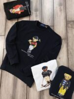 Ralph Laure n Navy Premium Imported Heavy Cotton Fleece 380 GSM Teddy Edition Sweatshirt 3279