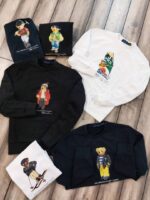 Ralph Laure n Navy Premium Imported Heavy Cotton Fleece 380 GSM Teddy Edition Sweatshirt 3279