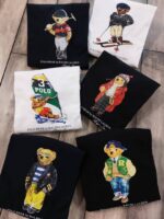 Ralph Laure n Navy Premium Imported Heavy Cotton Fleece 380 GSM Teddy Edition Sweatshirt 3279